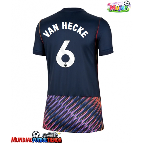 Camiseta Tottenham Hotspur Jan Paul van Hecke #6 Segunda Equipación Replica 2026-27 para mujer mangas cortas